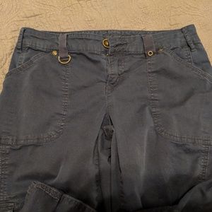 Maurices chino blue crop straight pant